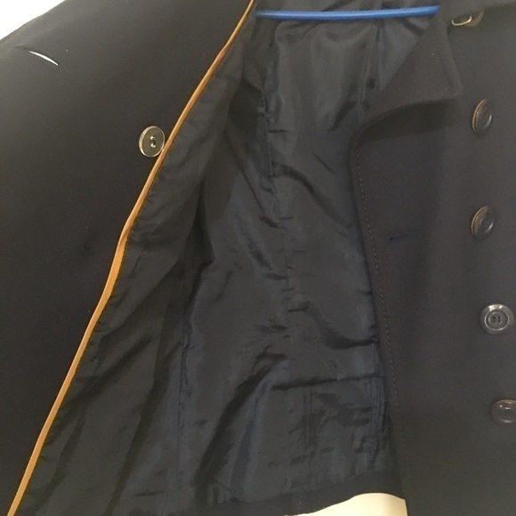 3/$28❤️Divided Navy blue button front short jacket size 4 - Picture 4 of 12